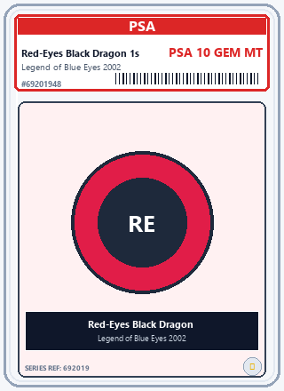 Red-Eyes Black Dragon 1st #LOB-070